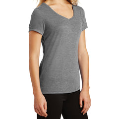 Women's Perfect Tri V-Neck Tee - Grey Frost - Side