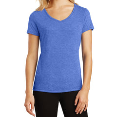 Women's Perfect Tri V-Neck Tee - Royal Frost - Front