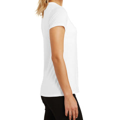 Women's Perfect Tri V-Neck Tee - White - Side
