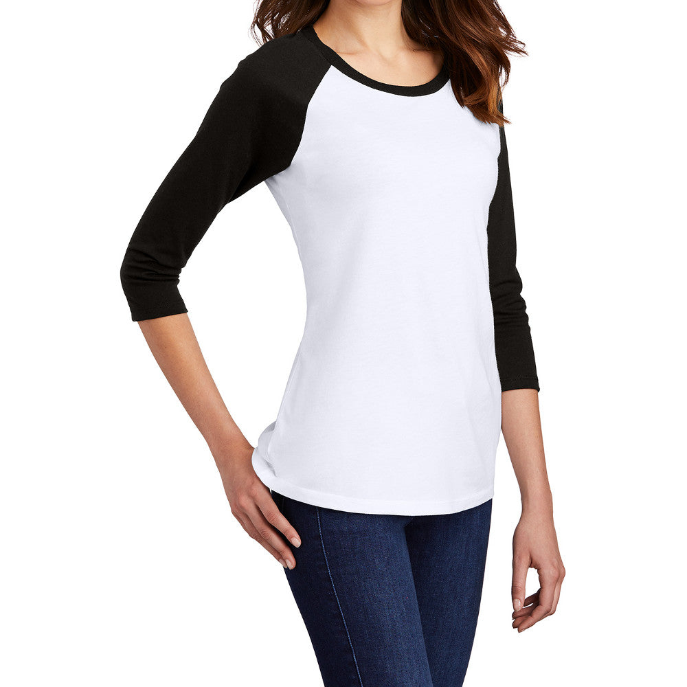Women's Perfect Tri 3/4-Sleeve Raglan