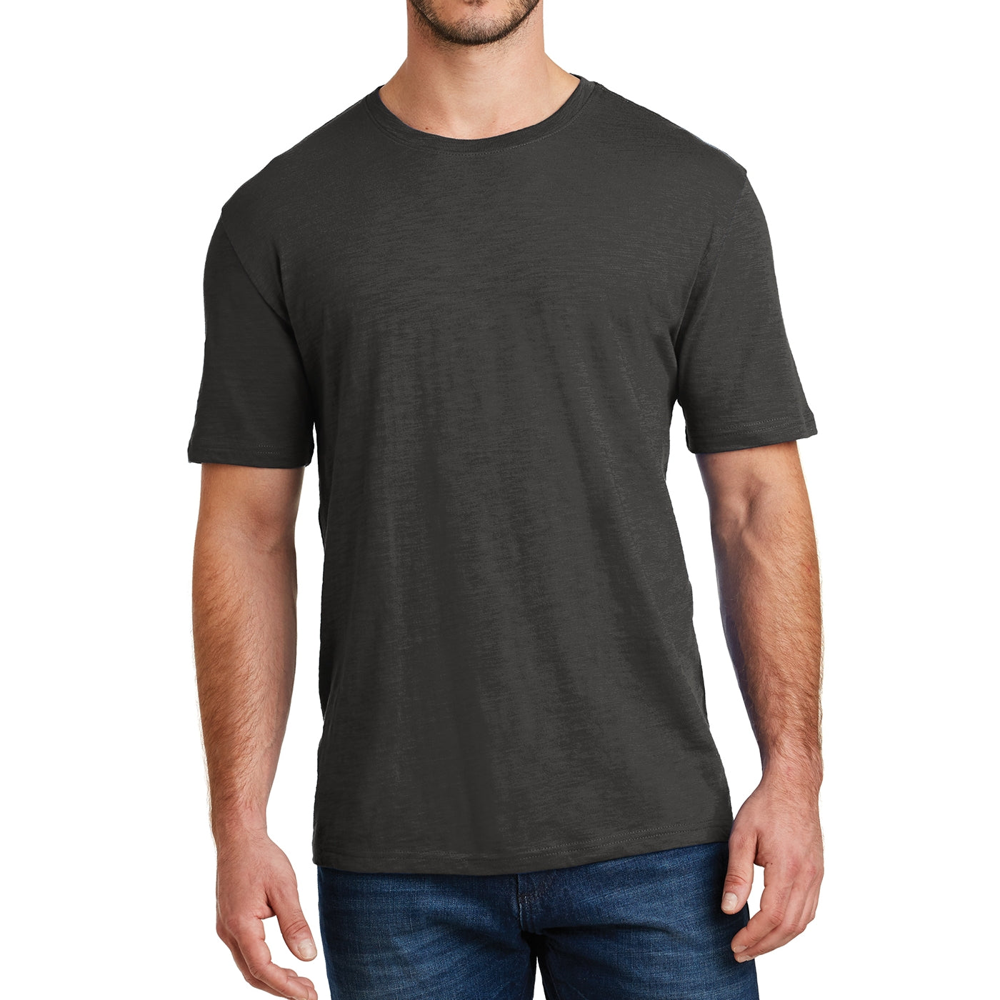 Men's Super Slub Crew Tee - Charcoal