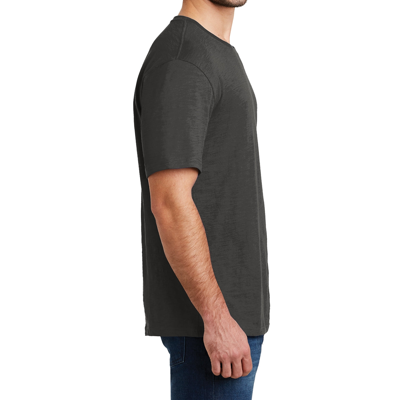 Men's Super Slub Crew Tee - Charcoal