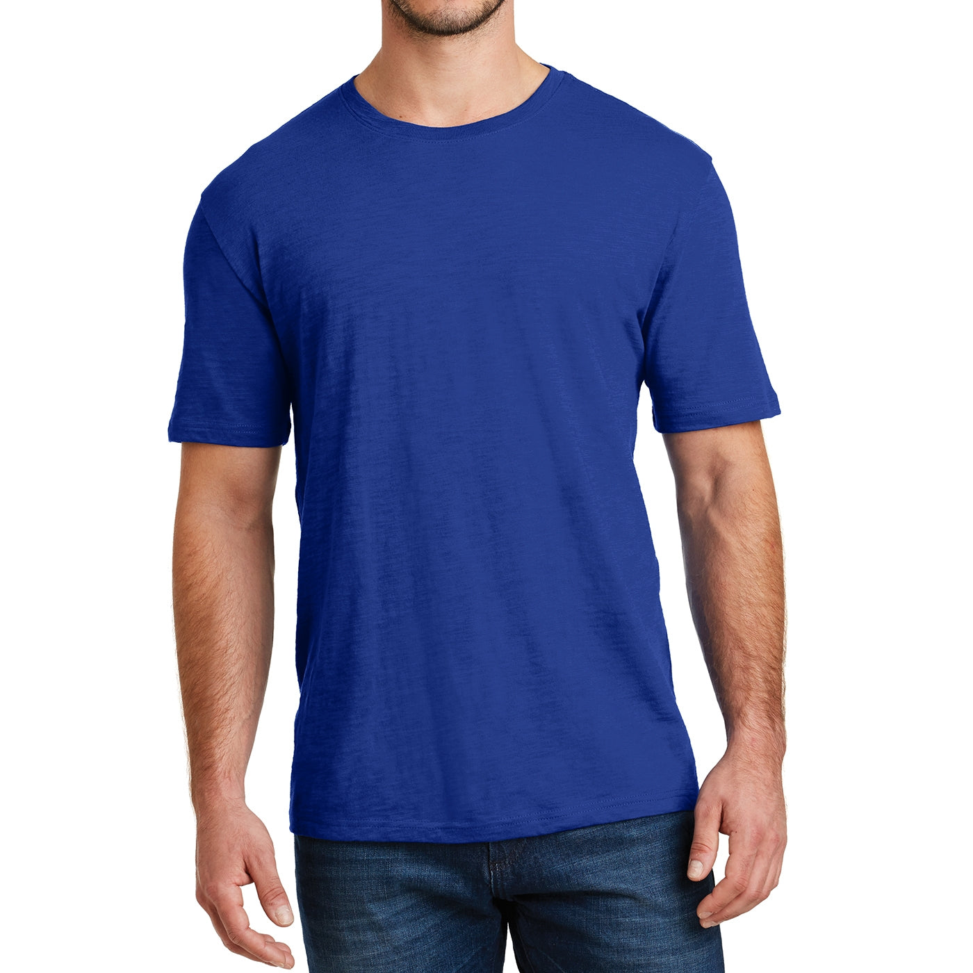 Men's Super Slub Crew Tee - Deep Royal