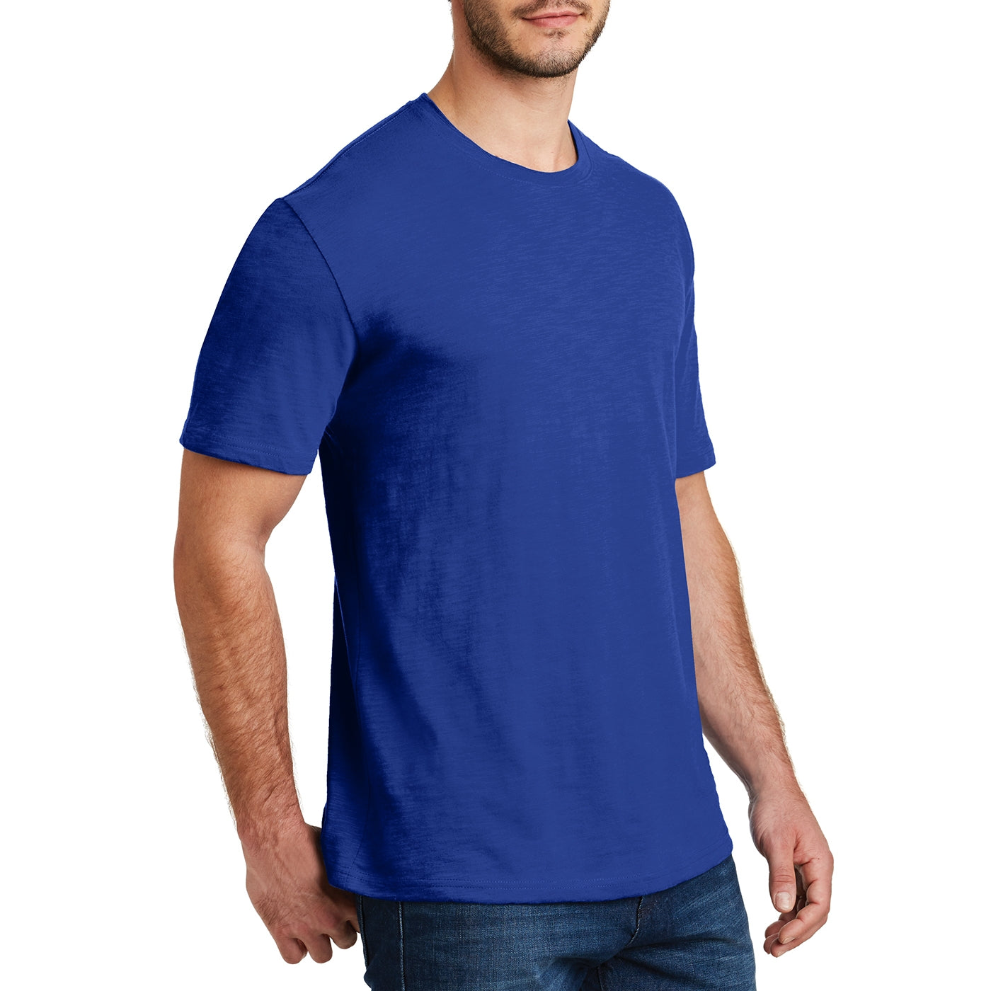 Men's Super Slub Crew Tee - Deep Royal