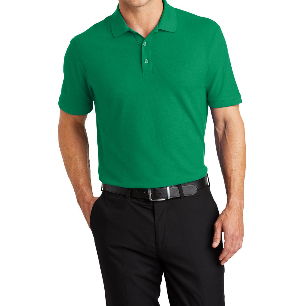 Men's Short Sleeve Core Classic Pique Polo Shirt for Everyday Wear