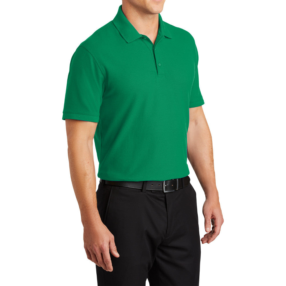 Men's Short Sleeve Core Classic Pique Polo Shirt for Everyday Wear