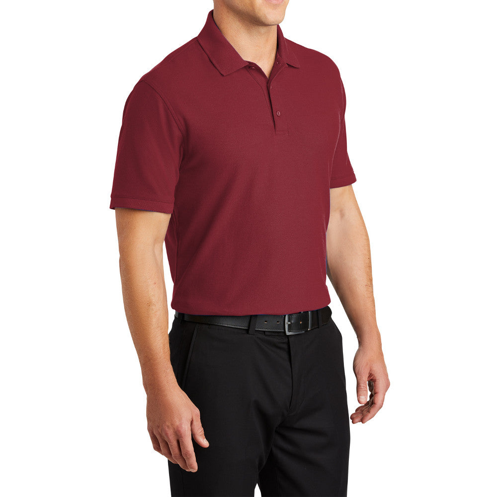 Men's Short Sleeve Core Classic Pique Polo Shirt for Everyday Wear
