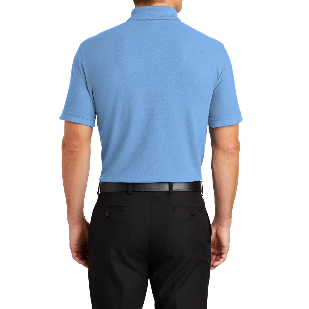 Men's Short Sleeve Core Classic Pique Polo Shirt for Everyday Wear