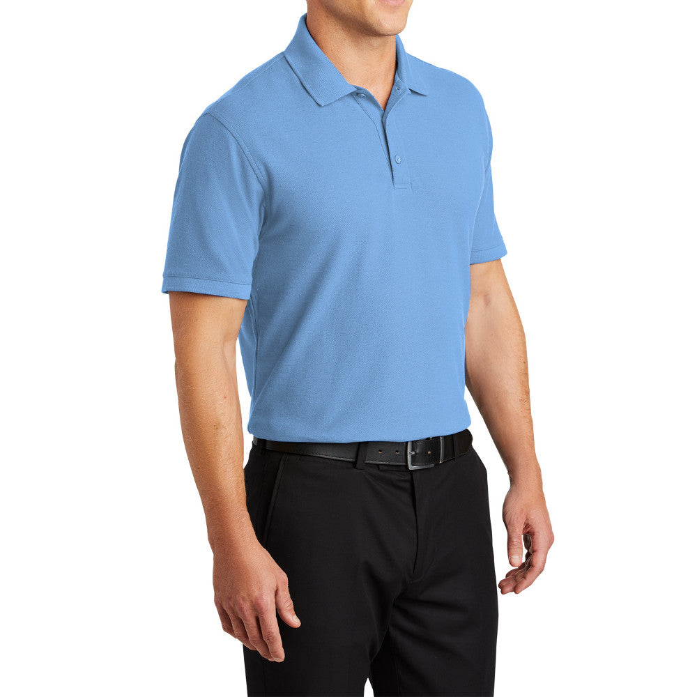 Men's Short Sleeve Core Classic Pique Polo Shirt for Everyday Wear