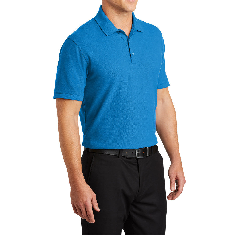 Men's Short Sleeve Core Classic Pique Polo Shirt for Everyday Wear