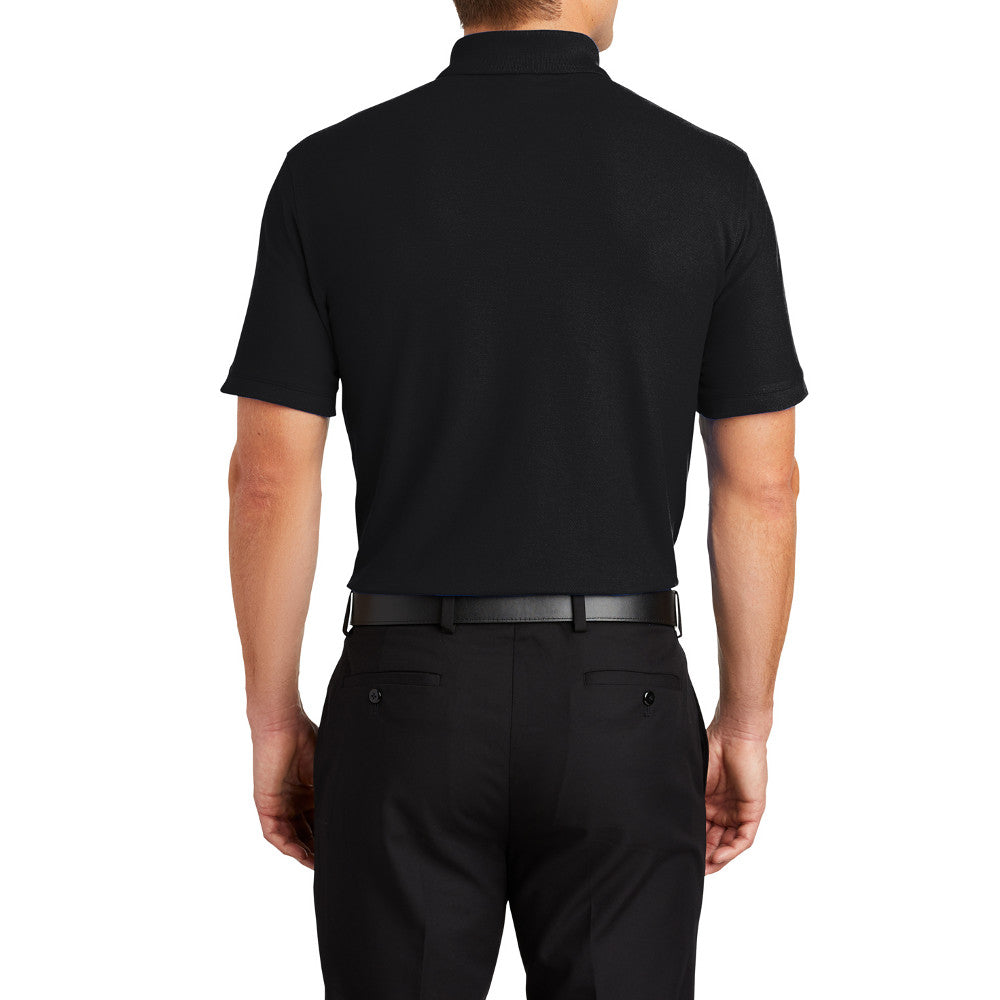 Men's Short Sleeve Core Classic Pique Polo Shirt for Everyday Wear