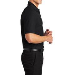 Men's Short Sleeve Core Classic Pique Polo Shirt for Everyday Wear