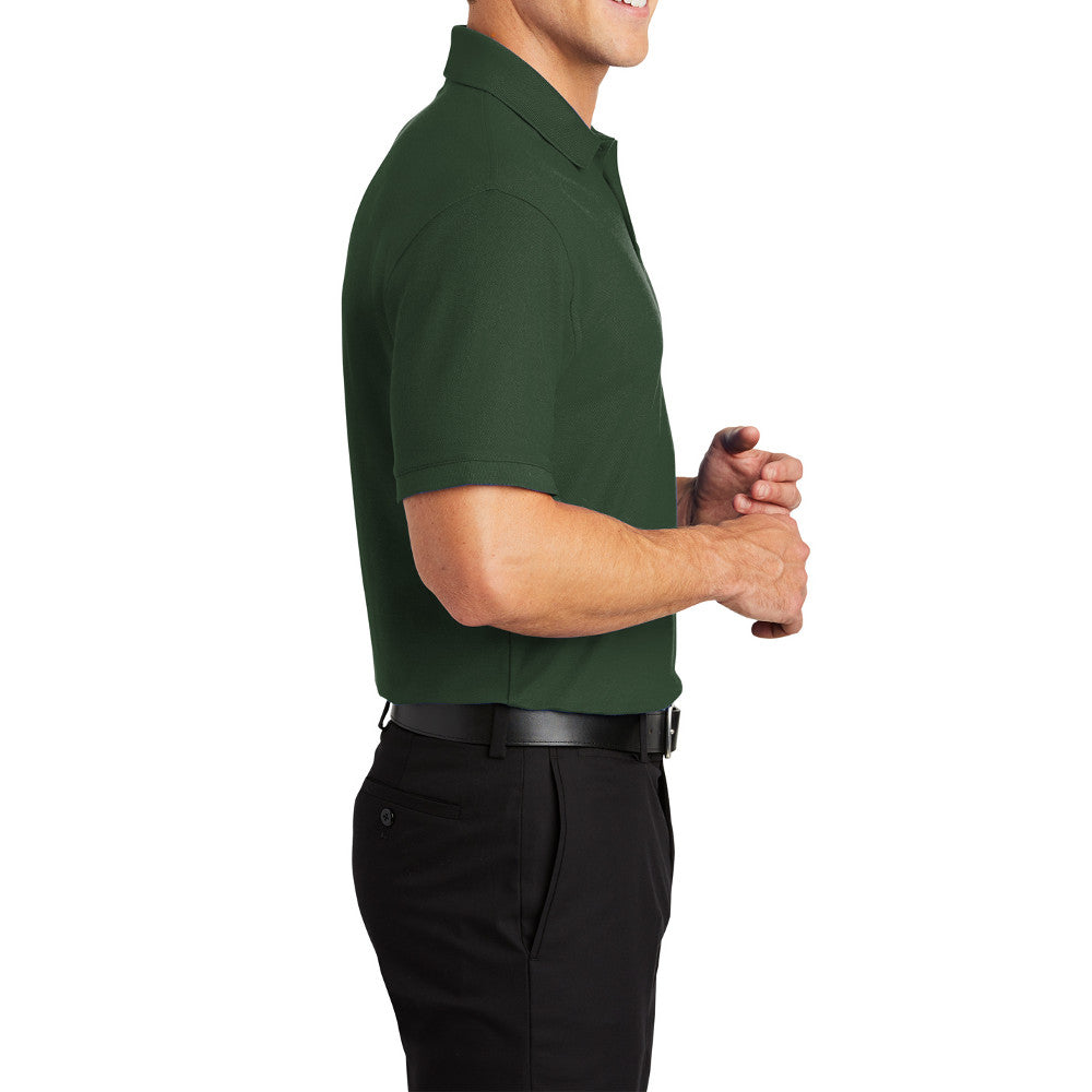 Men's Short Sleeve Core Classic Pique Polo Shirt for Everyday Wear