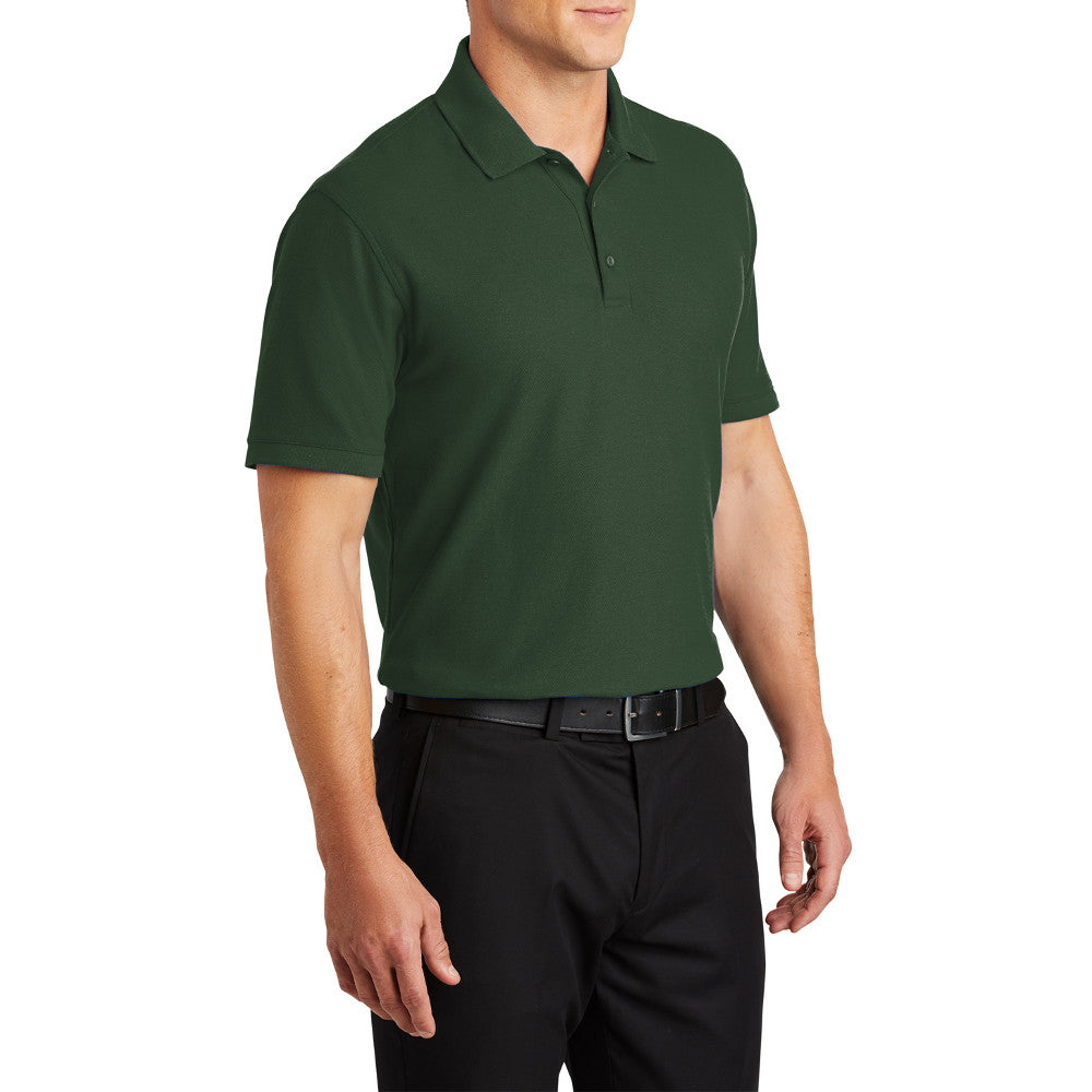 Men's Short Sleeve Core Classic Pique Polo Shirt for Everyday Wear