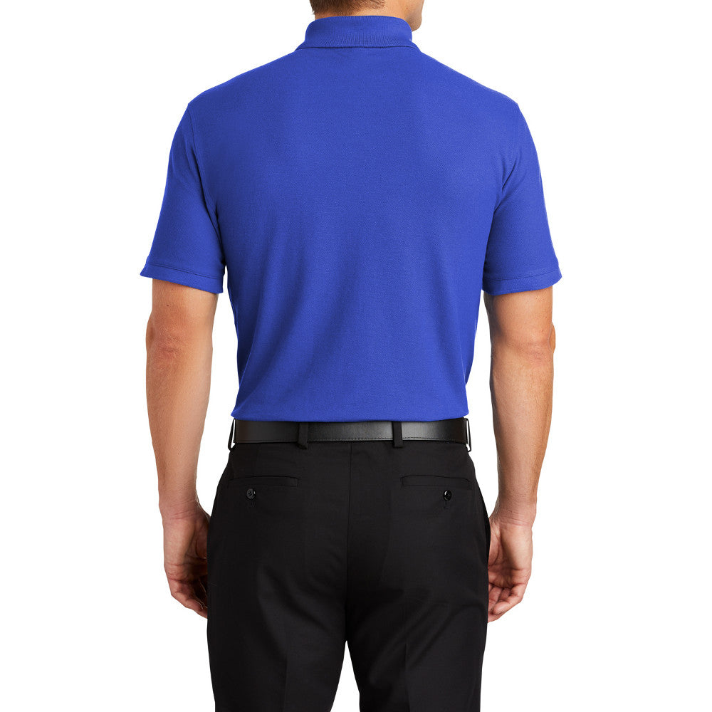 Men's Short Sleeve Core Classic Pique Polo Shirt for Everyday Wear