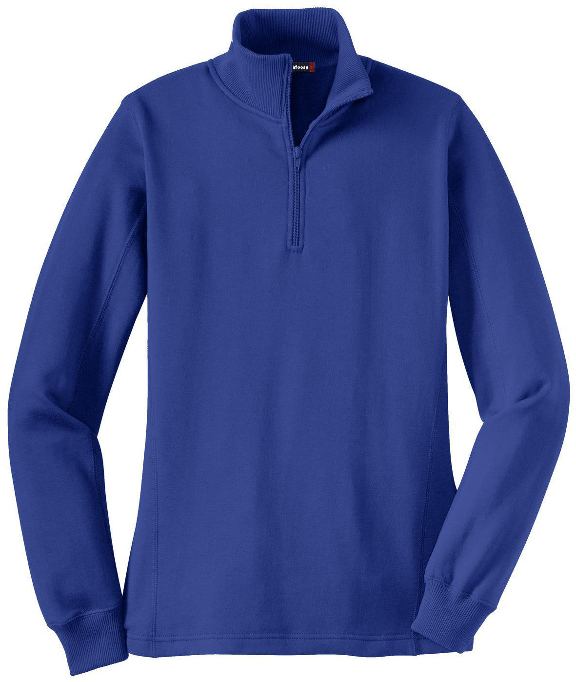 Mafoose Women's 1/4 Zip Sweatshirt True Royal-Front