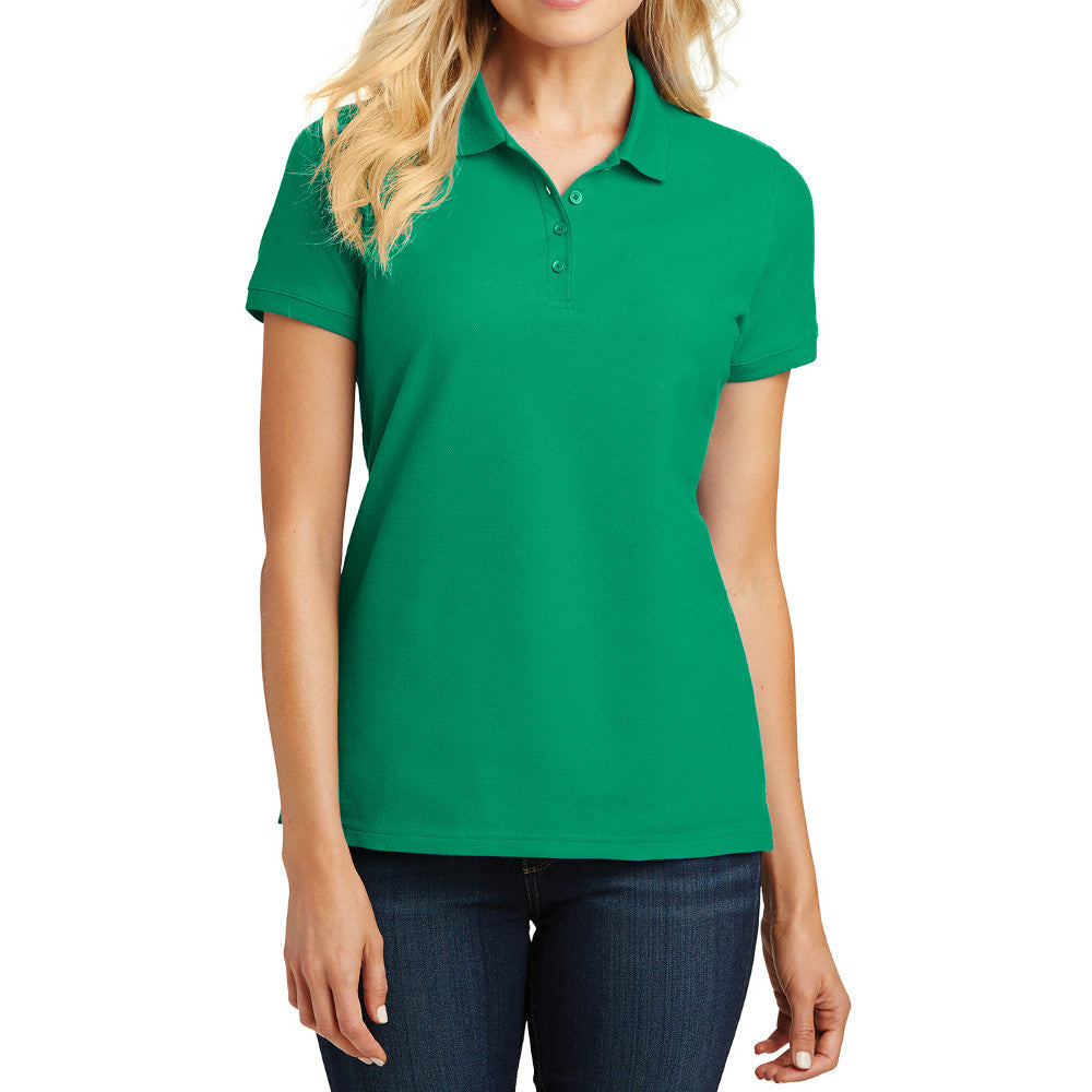 Women's Short Sleeves Core Classic Pique Polo T-Shirt Everyday Wear
