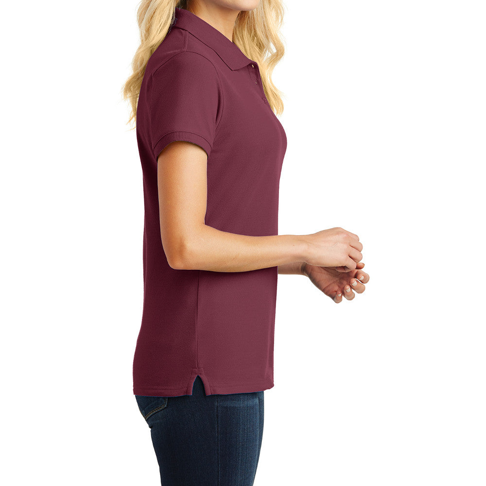Women's Short Sleeves Core Classic Pique Polo T-Shirt Everyday Wear