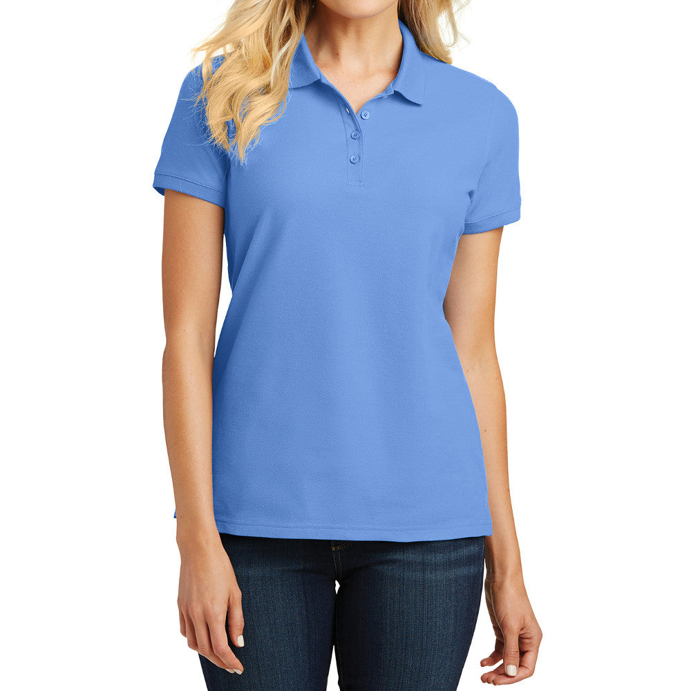 Women's Short Sleeves Core Classic Pique Polo T-Shirt Everyday Wear
