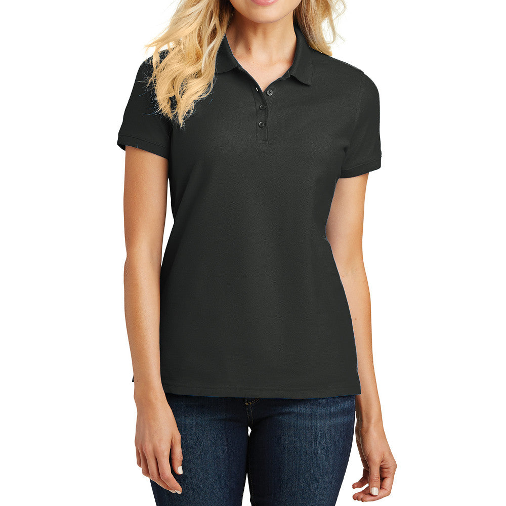 Women's Short Sleeves Core Classic Pique Polo T-Shirt Everyday Wear
