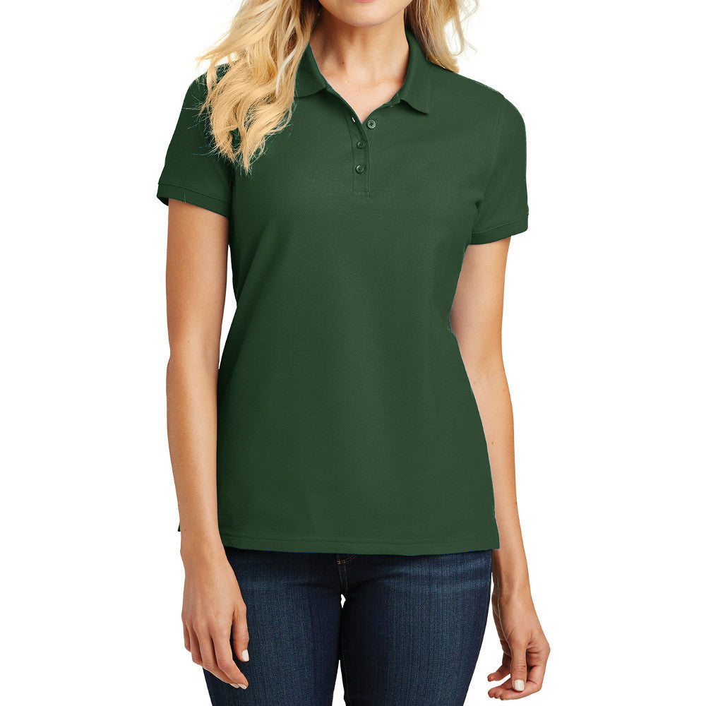 Women's Short Sleeves Core Classic Pique Polo T-Shirt Everyday Wear