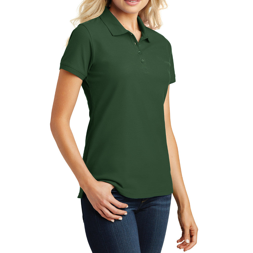 Women's Short Sleeves Core Classic Pique Polo T-Shirt Everyday Wear