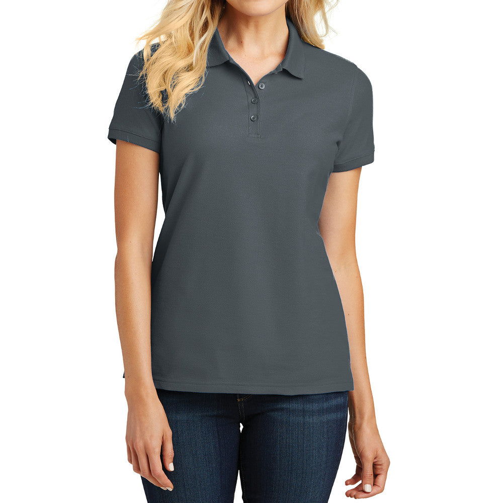 Women's Short Sleeves Core Classic Pique Polo T-Shirt Everyday Wear