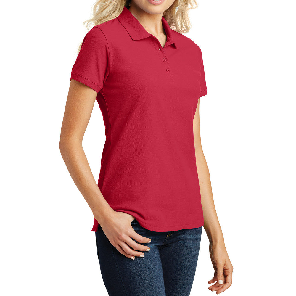 Women's Short Sleeves Core Classic Pique Polo T-Shirt Everyday Wear