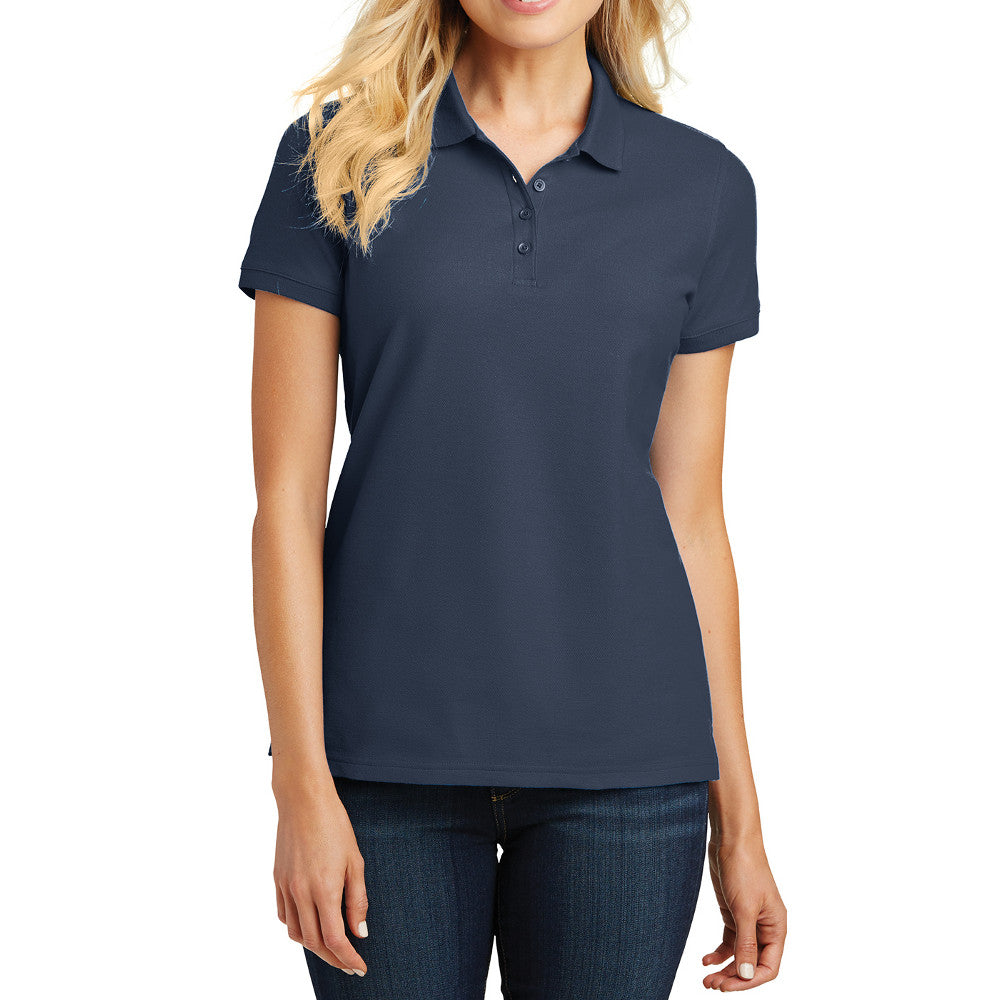 Women's Short Sleeves Core Classic Pique Polo T-Shirt Everyday Wear