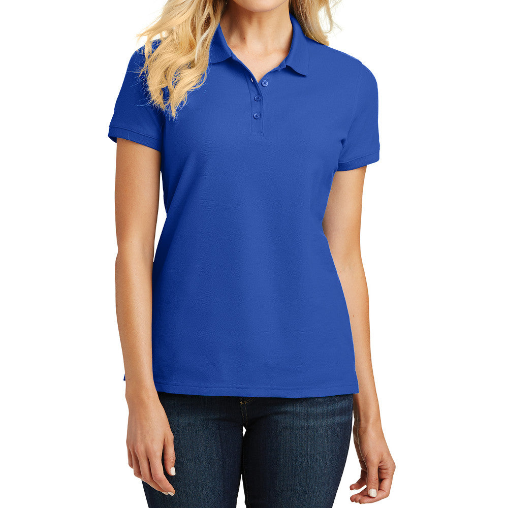 Women's Short Sleeves Core Classic Pique Polo T-Shirt Everyday Wear