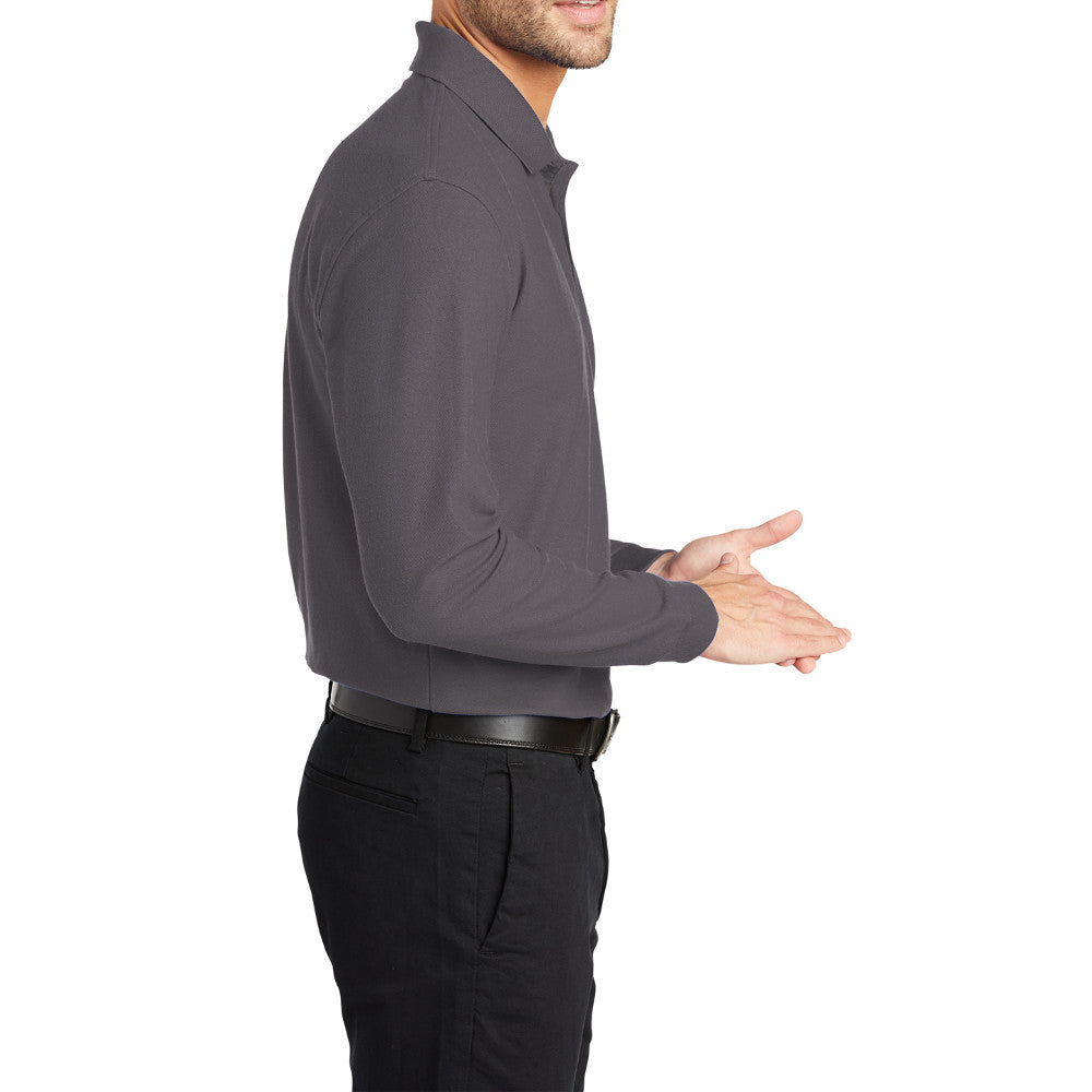 Men's Long Sleeve Core Classic Pique Polo