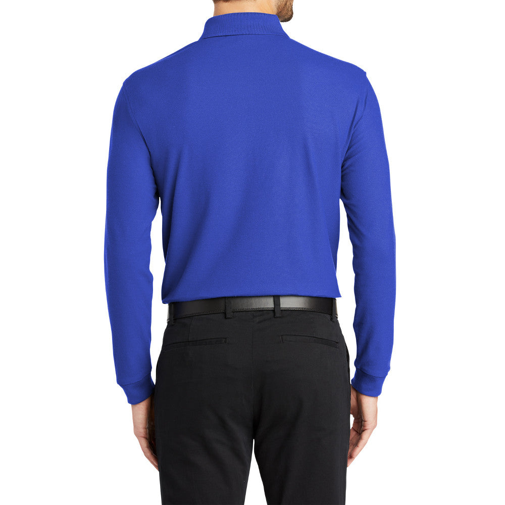 Men's Long Sleeve Core Classic Pique Polo