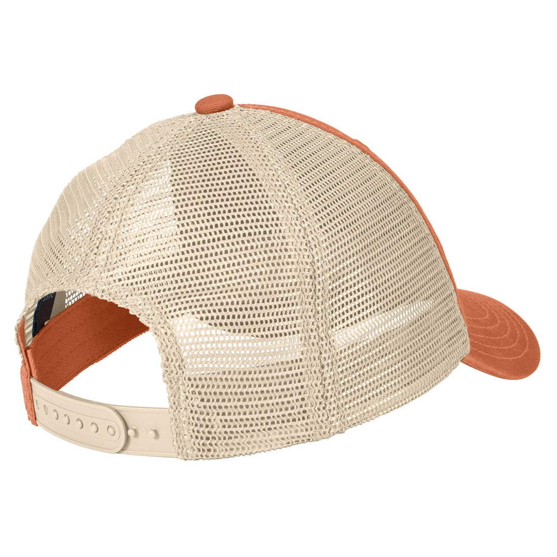 Men's Super Soft Mesh Back Cap - Burnt Orange/ Stone
