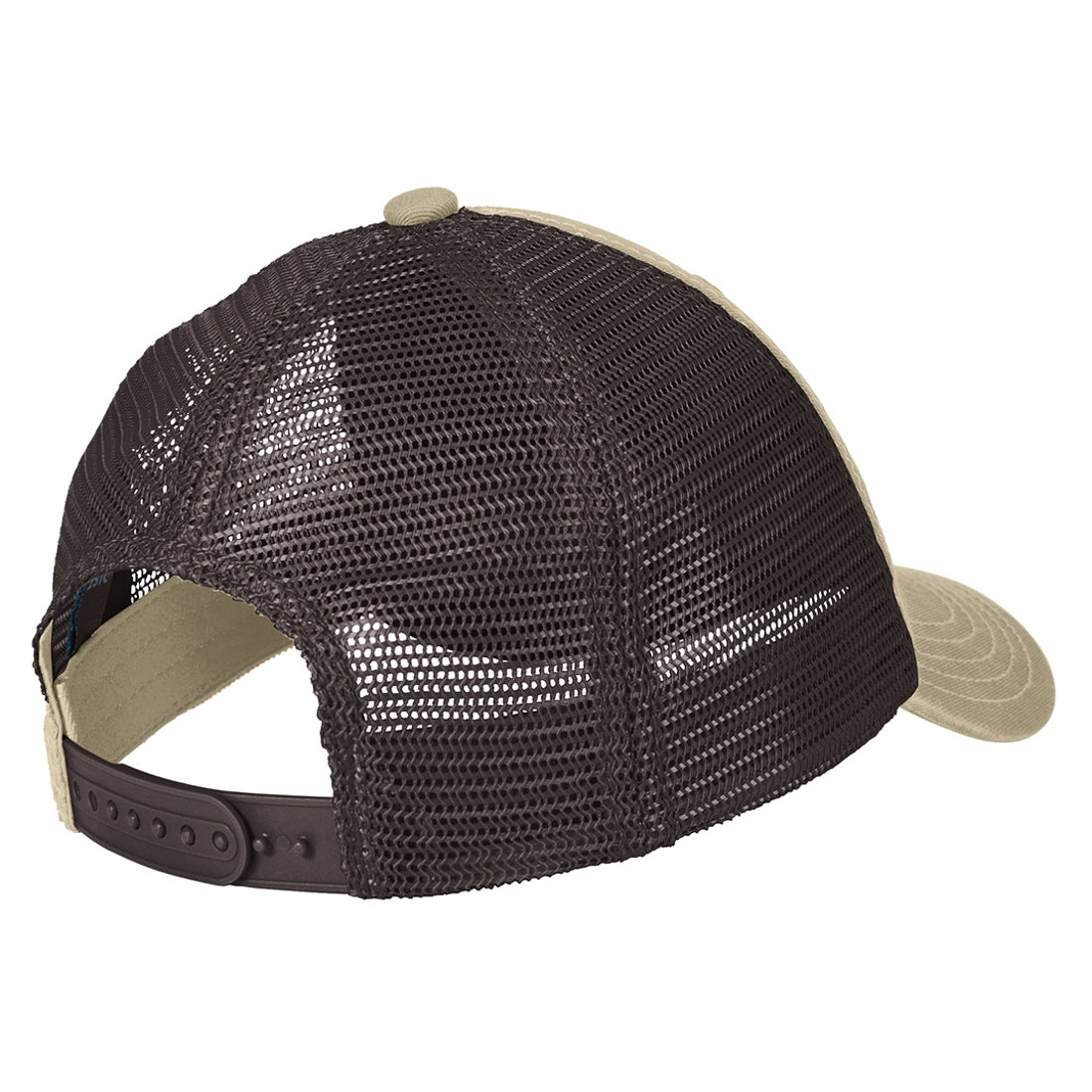 Men's Super Soft Mesh Back Cap - Khaki/ Chocolate Brown