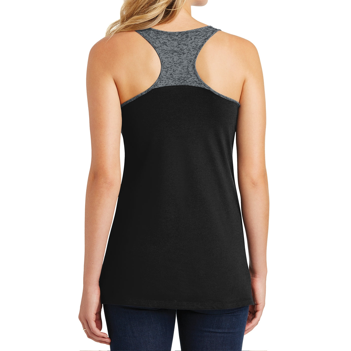 District Juniors Varsity Tank - Black/ Black