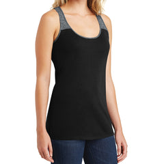 District Juniors Varsity Tank - Black/ Black
