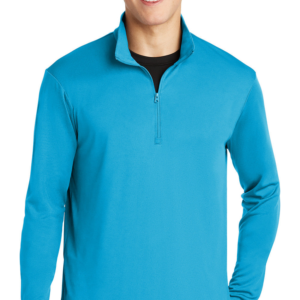 Men's Long Sleeves PosiCharge Competitor Cadet Collar 1/4-Zip Pullover