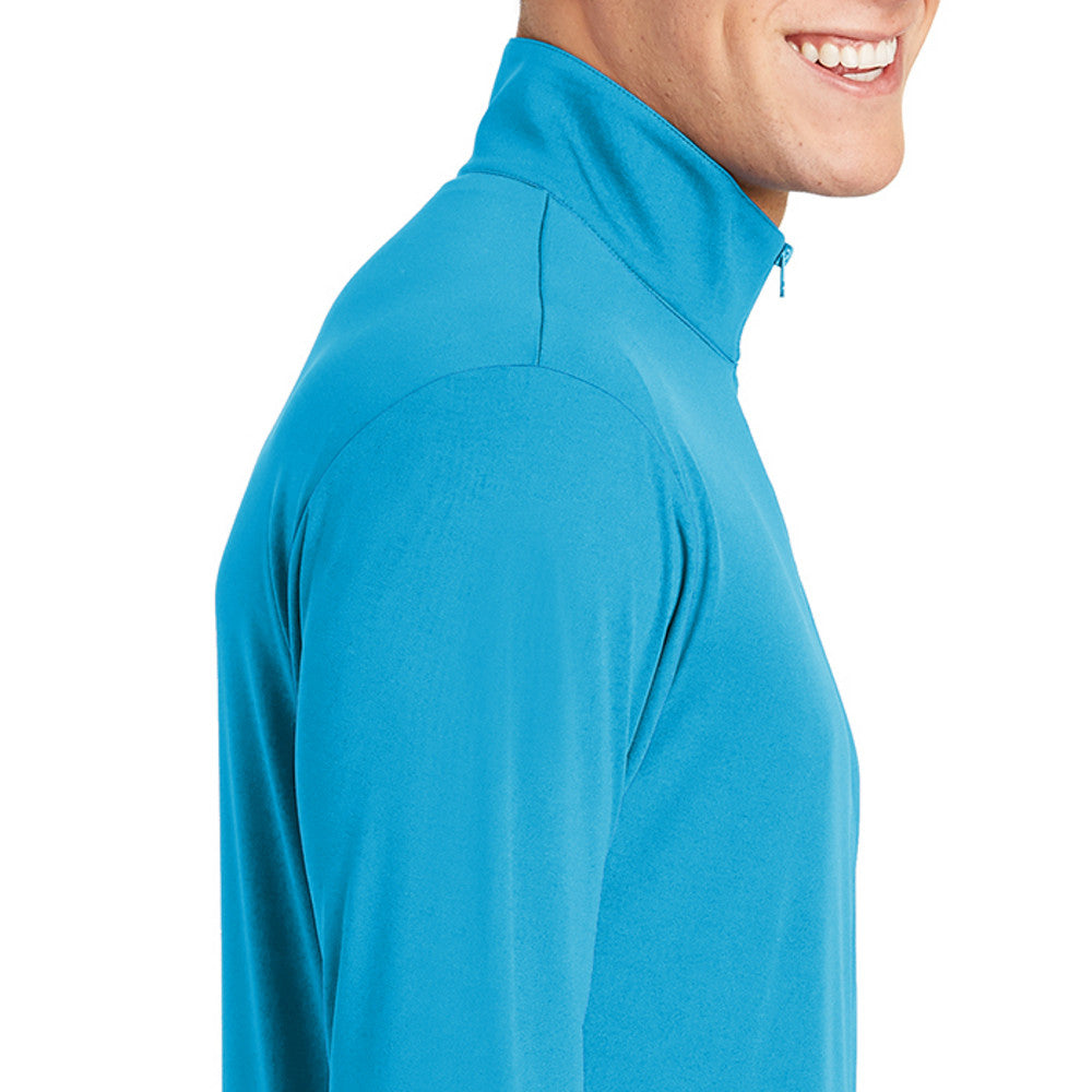 Men's Long Sleeves PosiCharge Competitor Cadet Collar 1/4-Zip Pullover