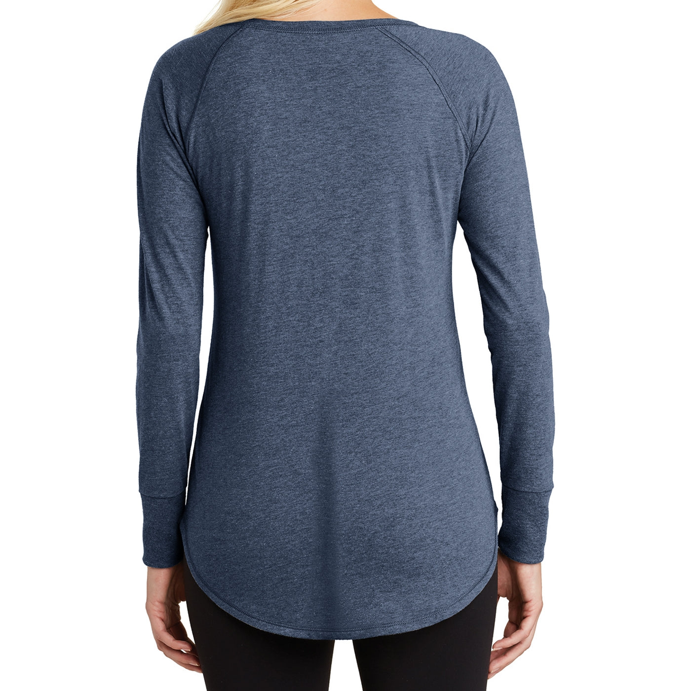Women's Perfect Tri Long Sleeve Tunic - Navy Frost