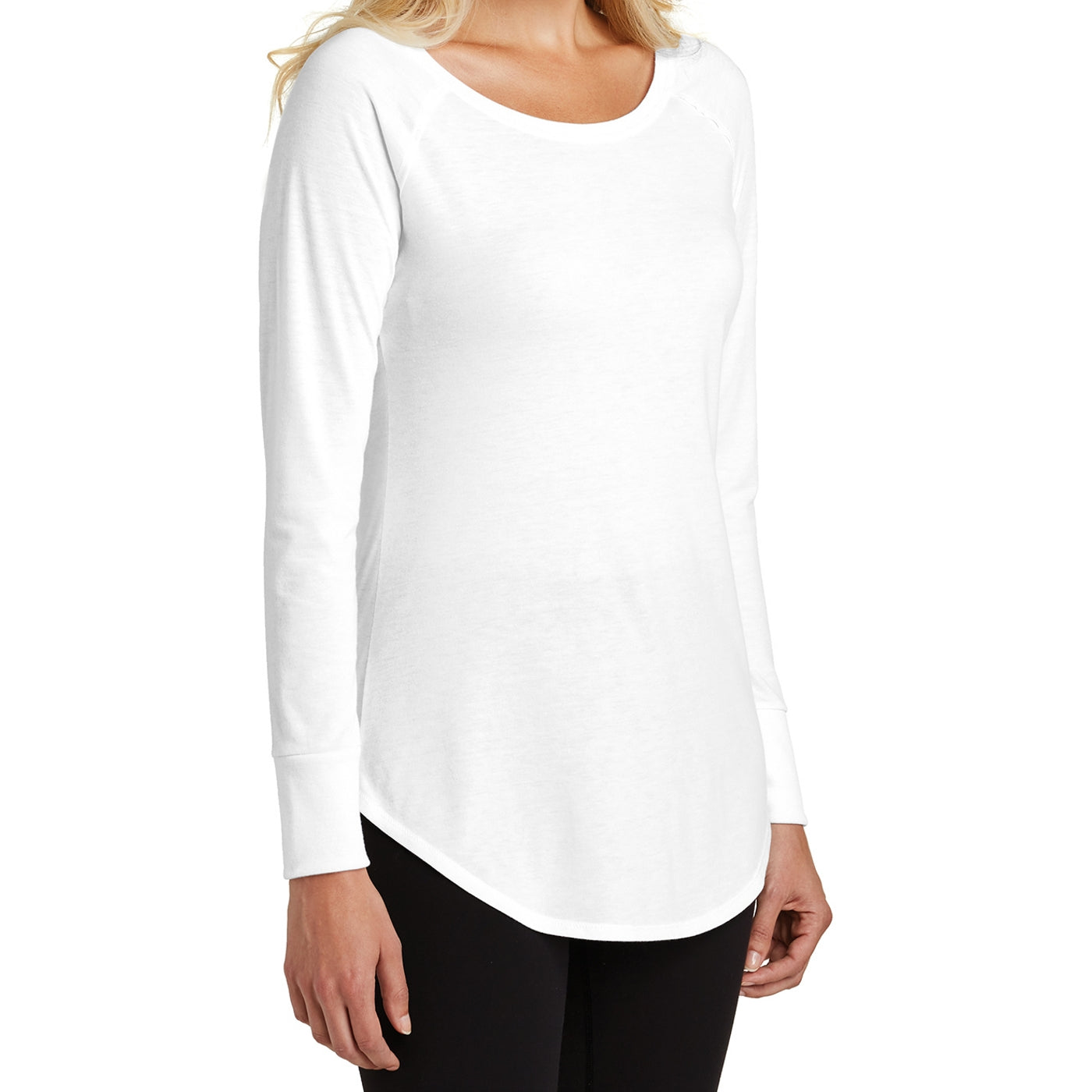 Women's Perfect Tri Long Sleeve Tunic - White