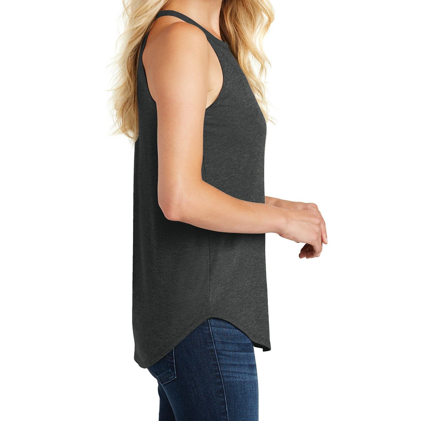 Women's Perfect Tri Rocker Tank - Black Frost