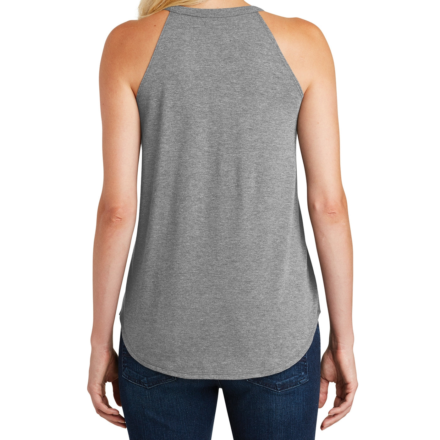 Women's Perfect Tri Rocker Tank - Grey Frost