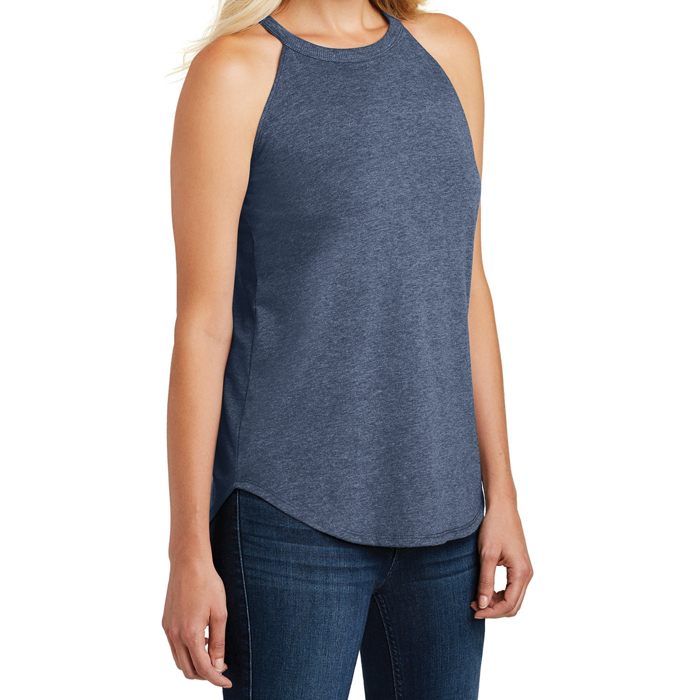 Women's Perfect Tri Rocker Tank - Navy Frost