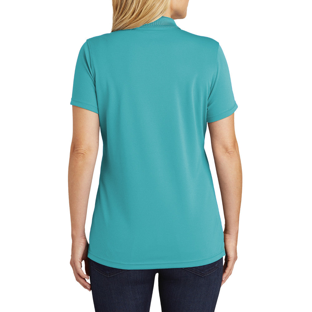 Women's Moisture-Wicking Dry Zone Short Sleeve UV Micro-Mesh Polo Shirt