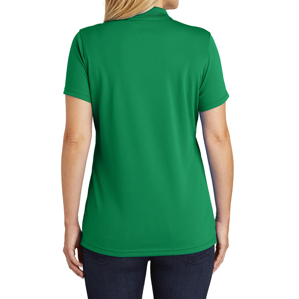 Women's Moisture-Wicking Dry Zone Short Sleeve UV Micro-Mesh Polo Shirt