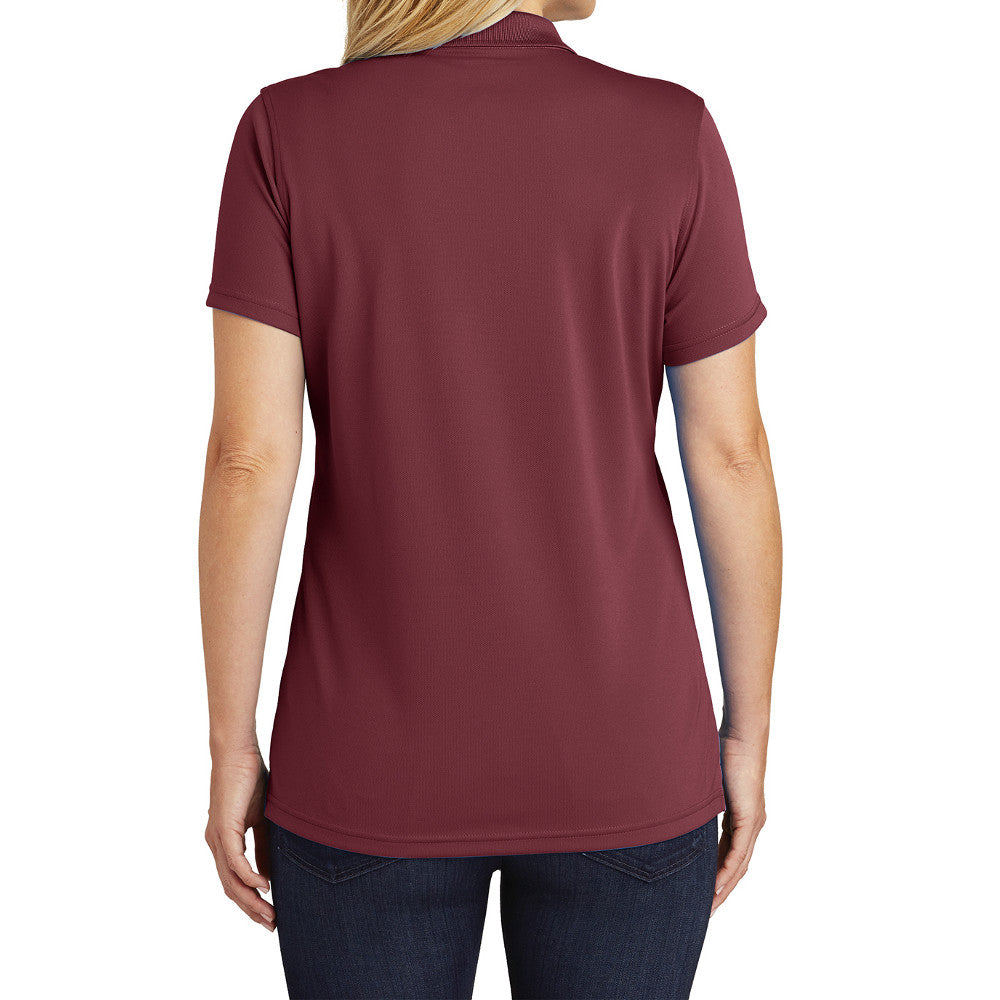 Women's Moisture-Wicking Dry Zone Short Sleeve UV Micro-Mesh Polo Shirt