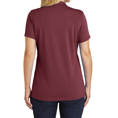 Women's Moisture-Wicking Dry Zone Short Sleeve UV Micro-Mesh Polo Shirt