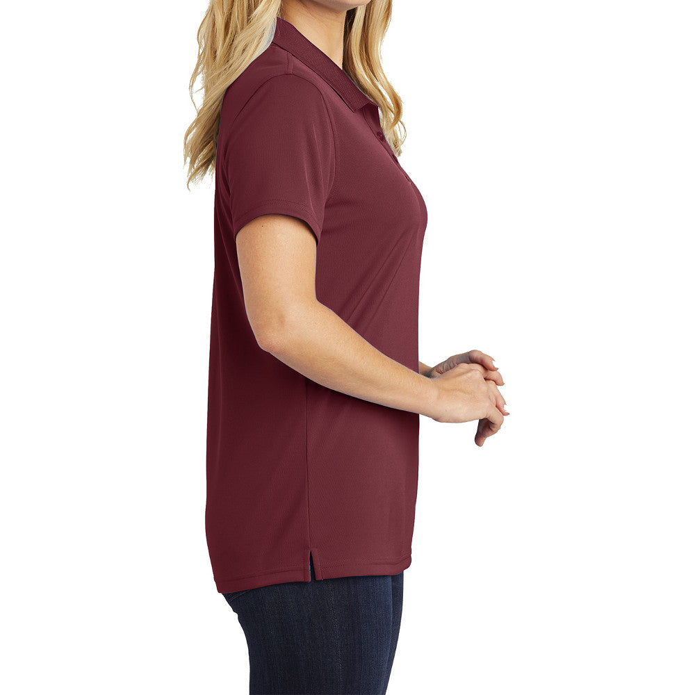 Women's Moisture-Wicking Dry Zone Short Sleeve UV Micro-Mesh Polo Shirt
