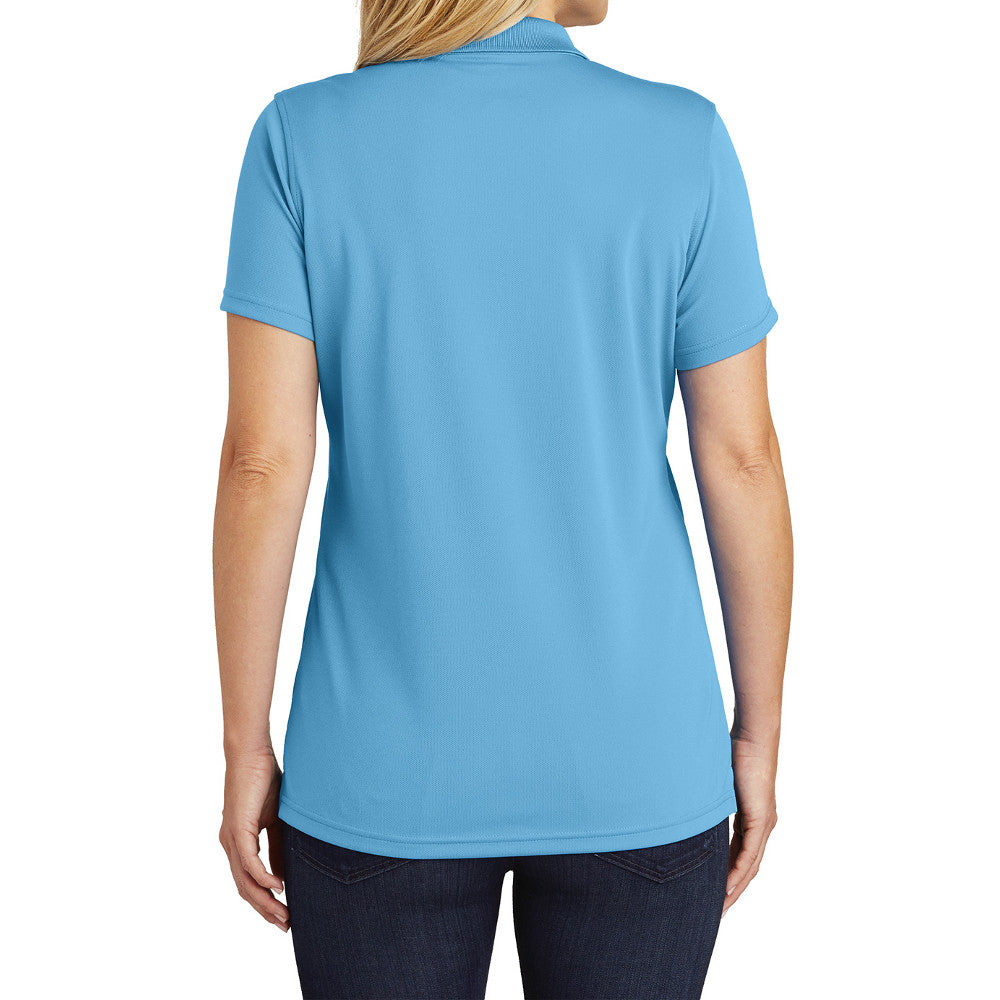 Women's Moisture-Wicking Dry Zone Short Sleeve UV Micro-Mesh Polo Shirt