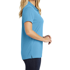 Women's Moisture-Wicking Dry Zone Short Sleeve UV Micro-Mesh Polo Shirt